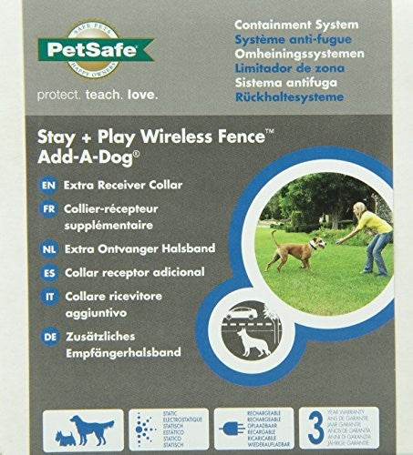 Petsafe - Wireless Fence Add A Dog Extra Receiver Collar Pif19-14011