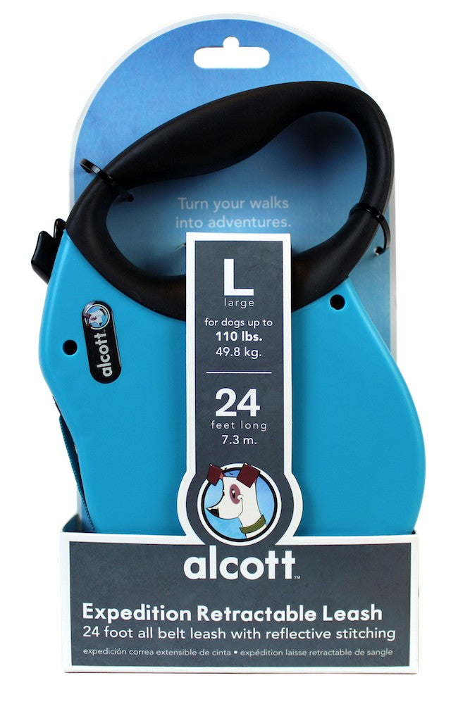Alcott Expedition Retractable Leash Blue Extra Large 6.5m