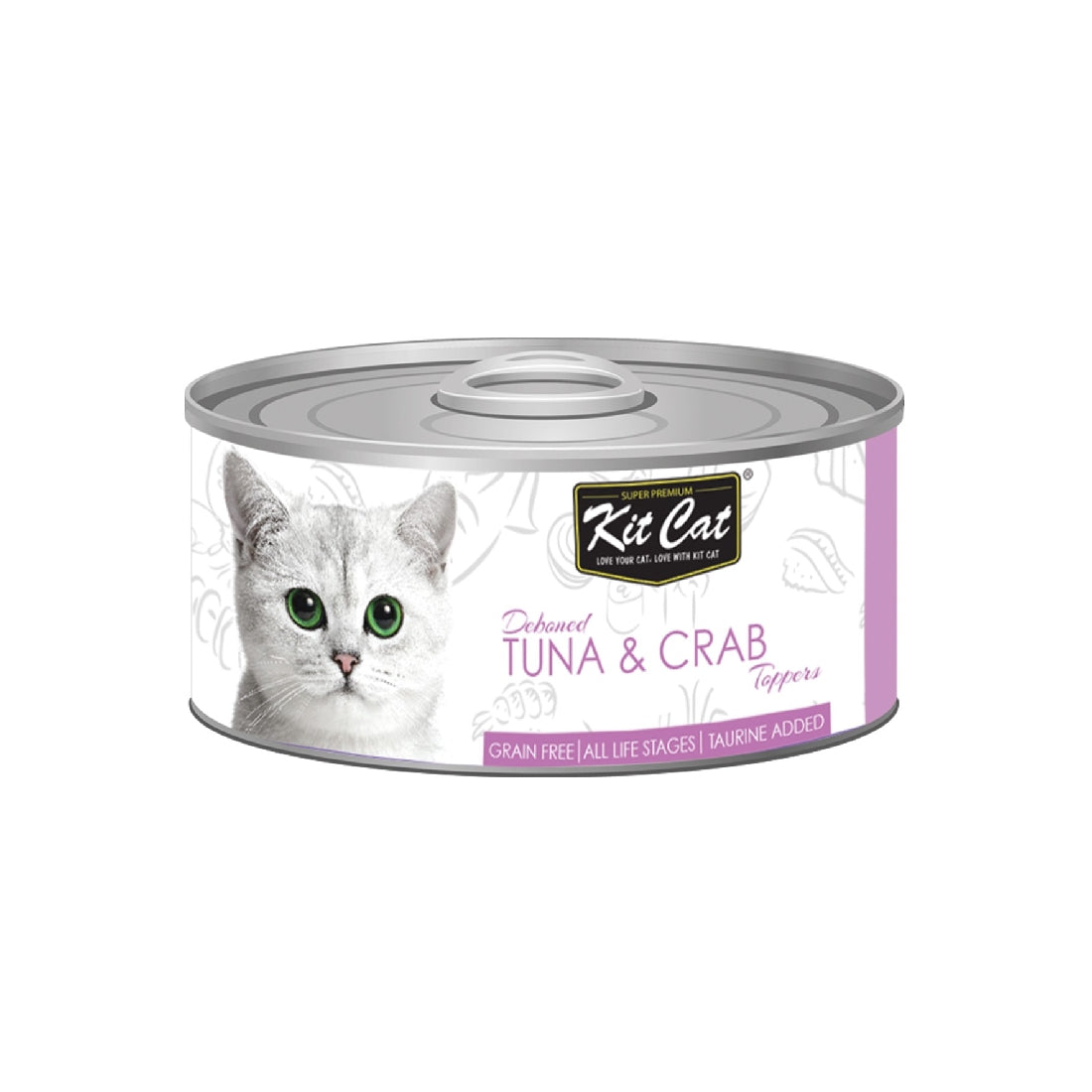 Kit Cat Tuna & Crab Cat Food 80g