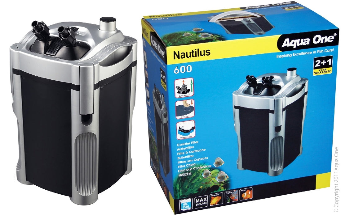 Nautilus 600 Canister Filter - Powerful and Efficient Aquarium Filtration Solution