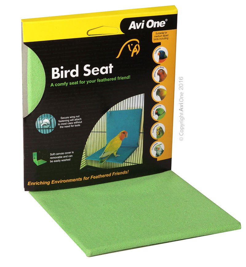 Bird Toy With Fabric Cover Green