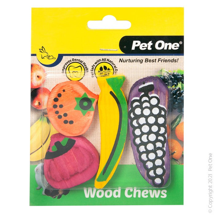 Wood Chews For Small Animals 4 Pack (s/m)