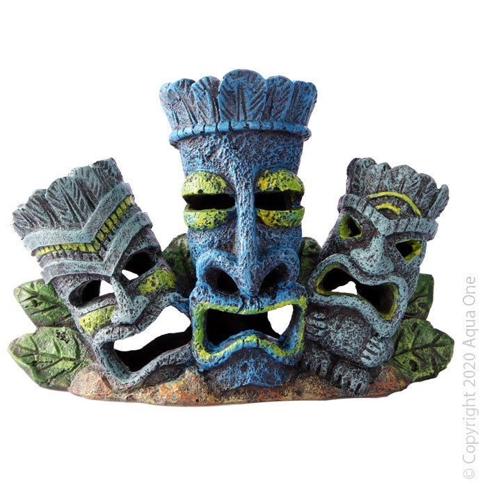 Ornament Tiki Head Family