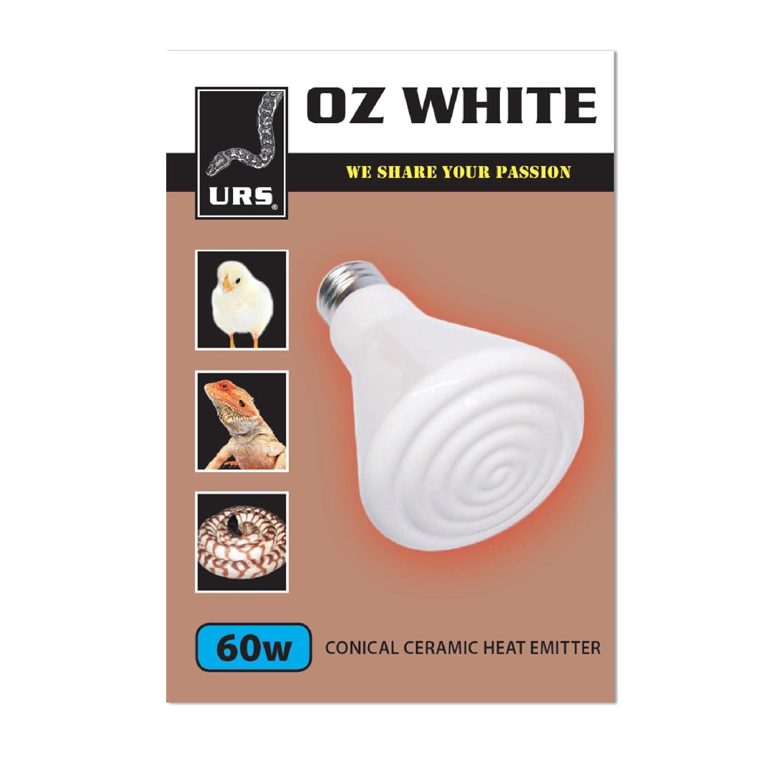 Oz White Ceramic Globe