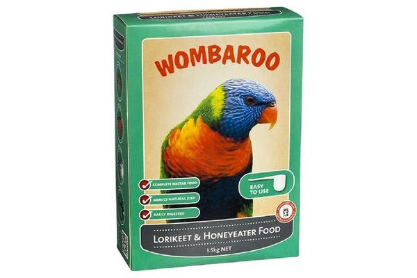Wombaroo Lorikeet & Honeyeater Bird Food - 300 Gram