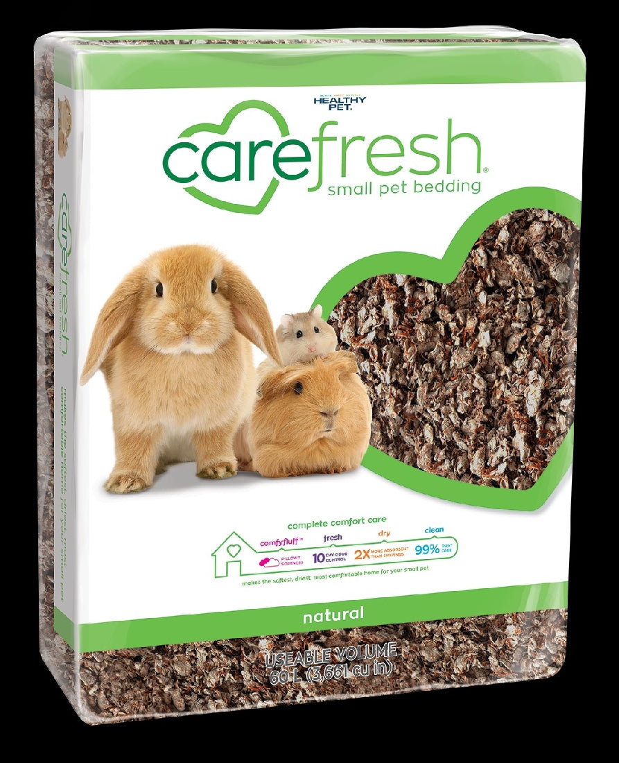 Carefresh Small Pet Soft Paper Bedding Natural 60l