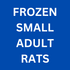 Frozen Small Adult Rats