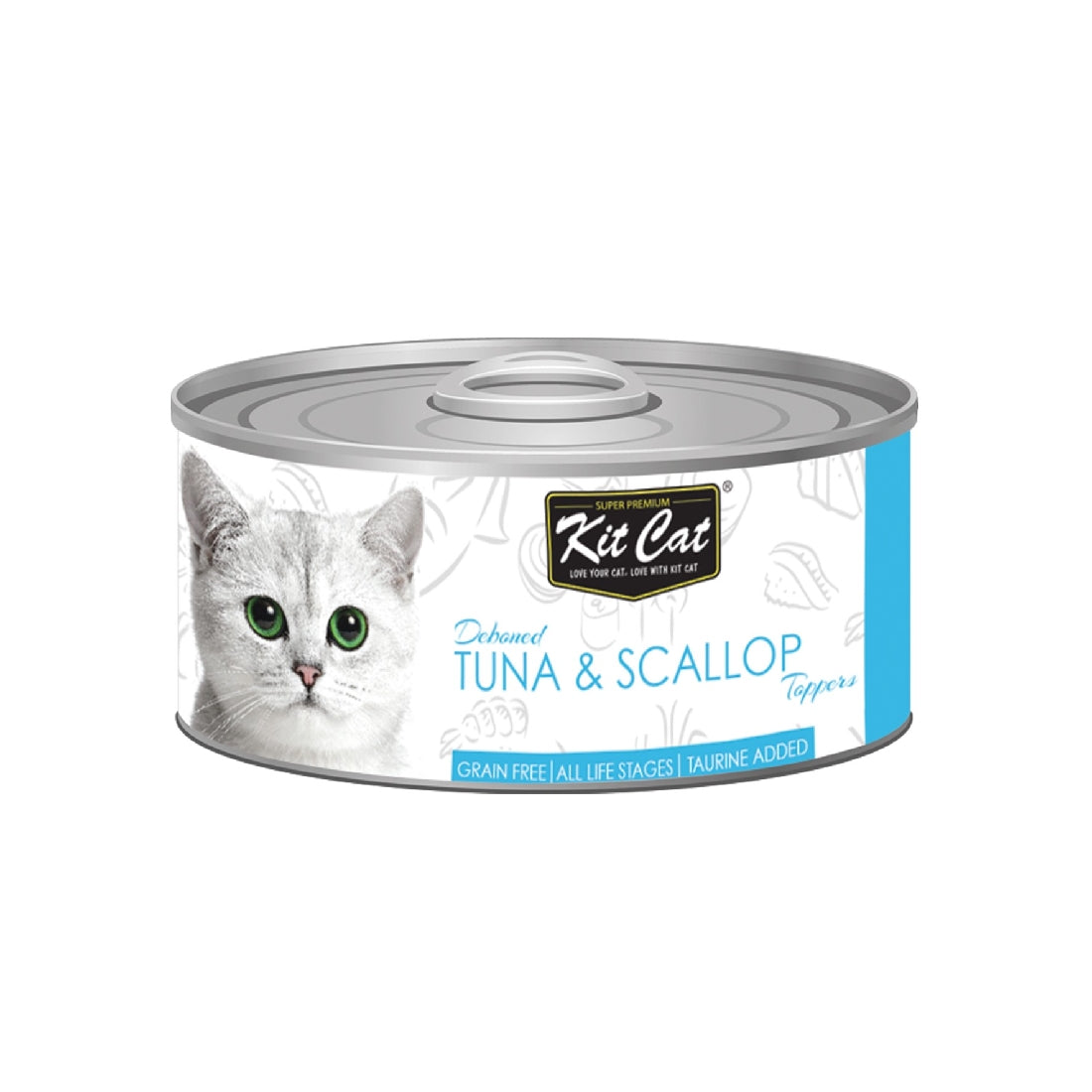 Kit Cat Tuna & Scallop Cat Food 80g