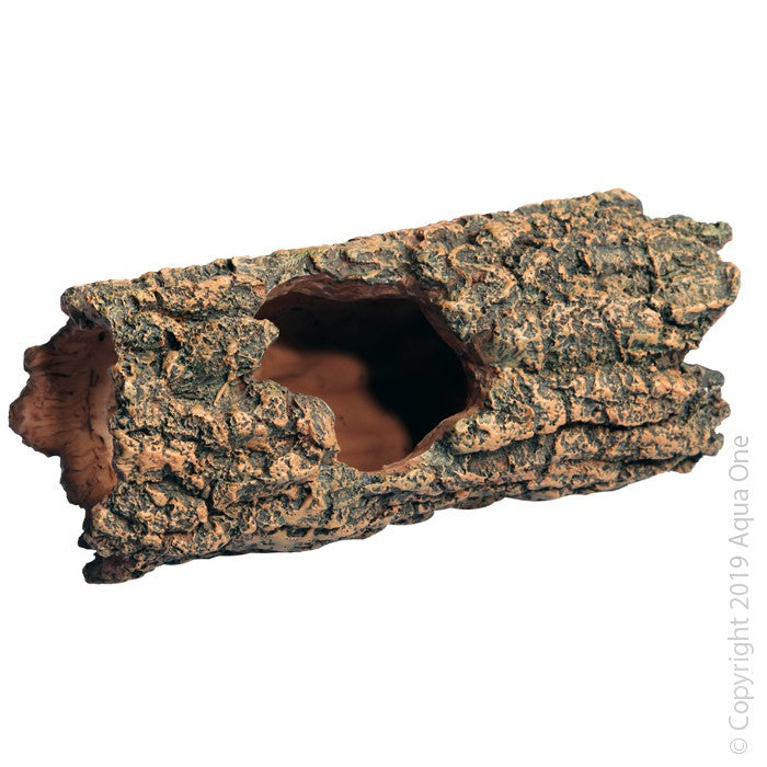 Ornament Round Hollow Log Small