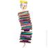 Bird Toy Wooden Blocks And Corrugated Board With Straw 35cm