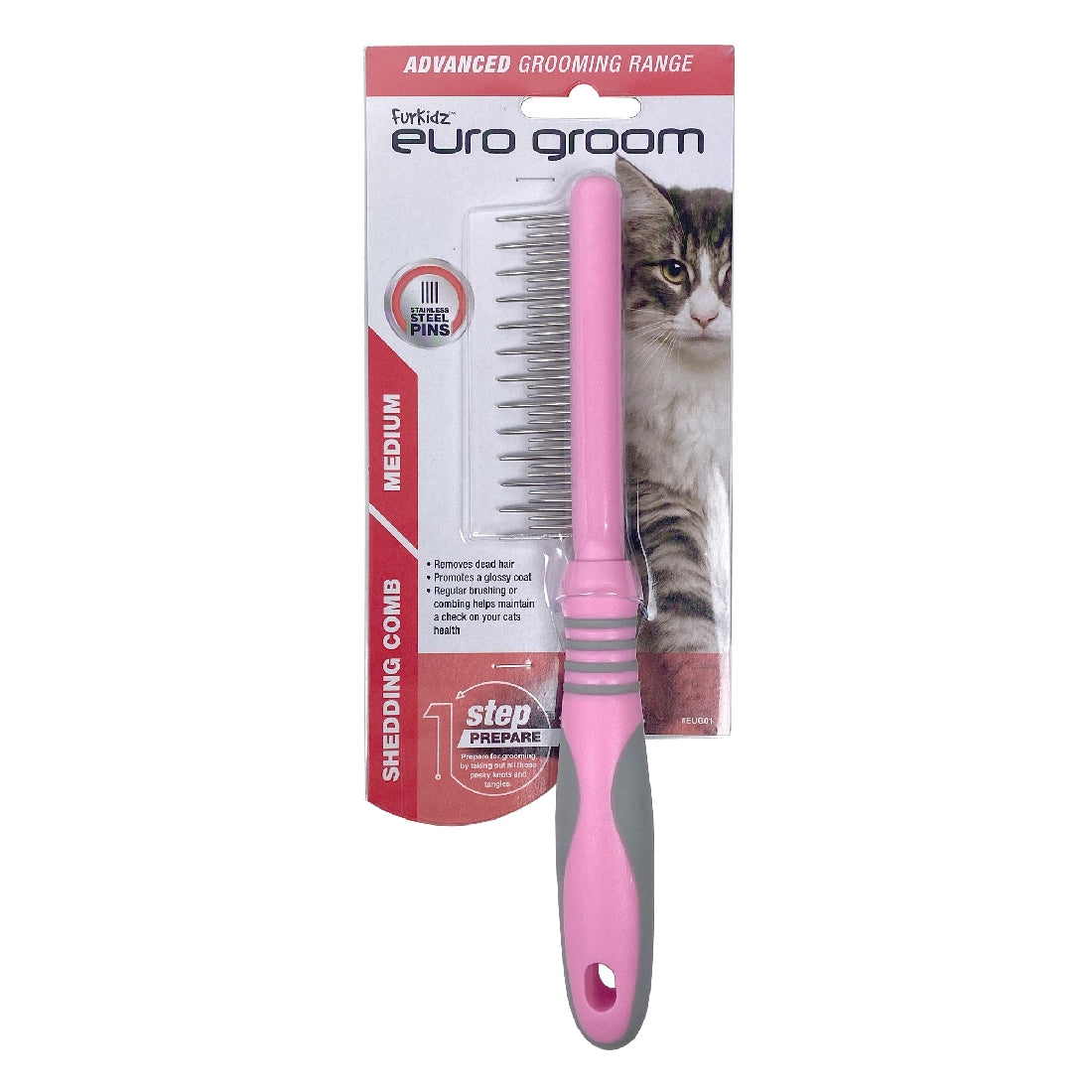 Euro Groom Cat Shedding Comb