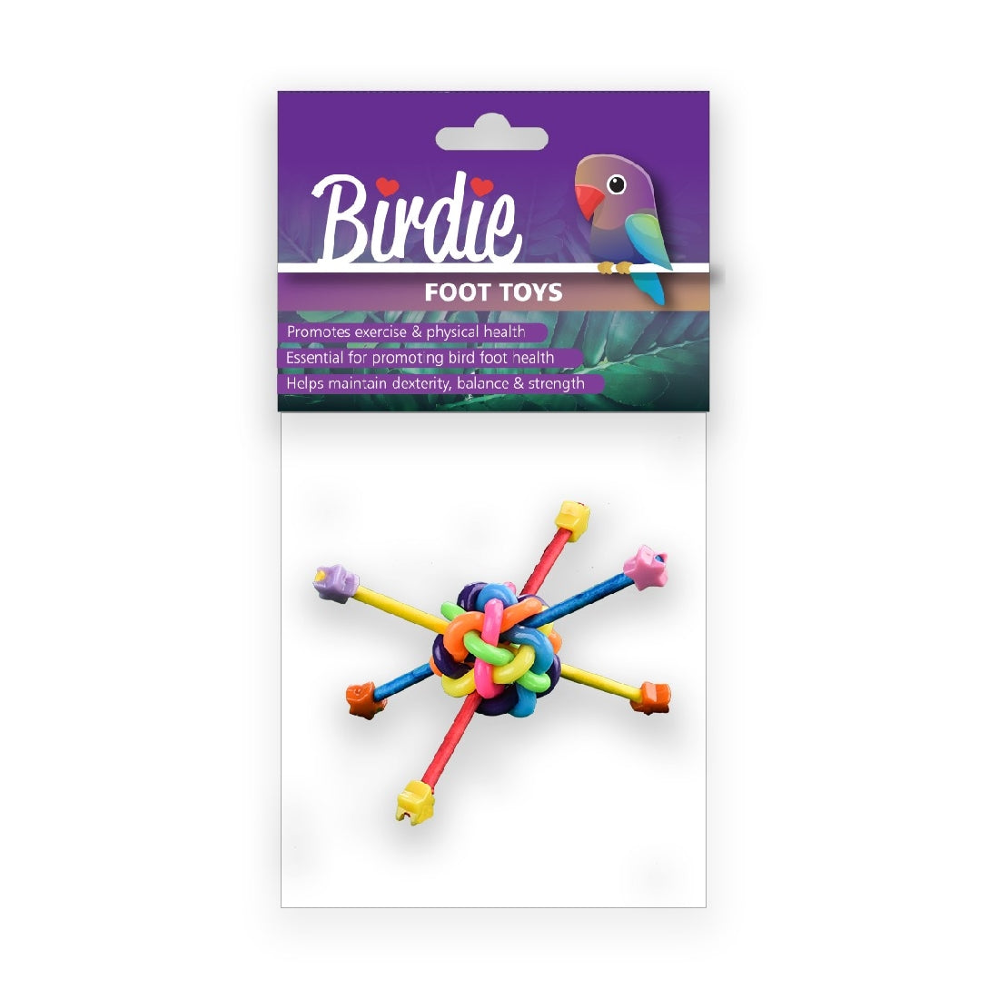 Birdie Foot Toy Shiny Starts