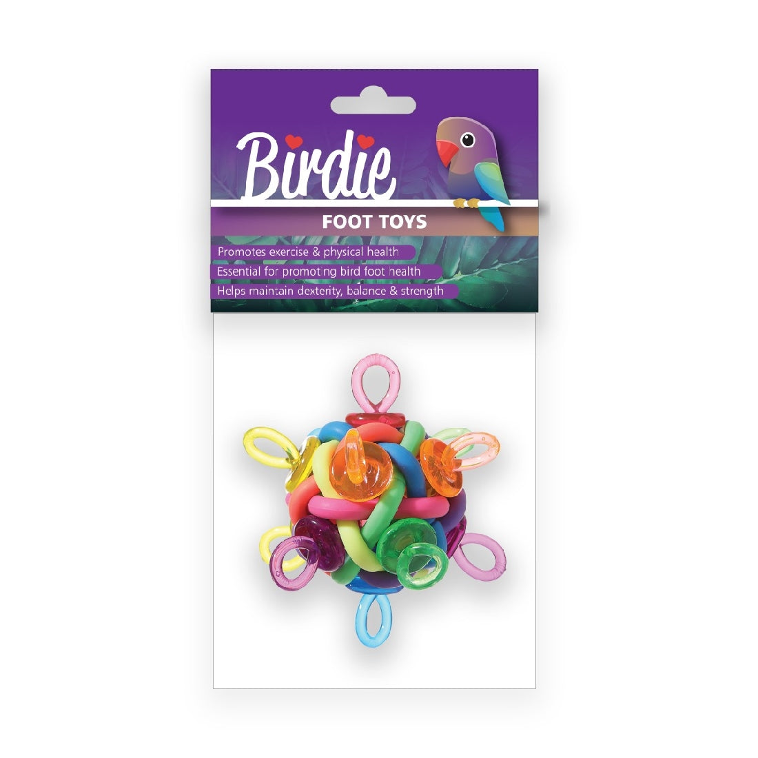 Birdie Foot Toy Binkies Ball Toy