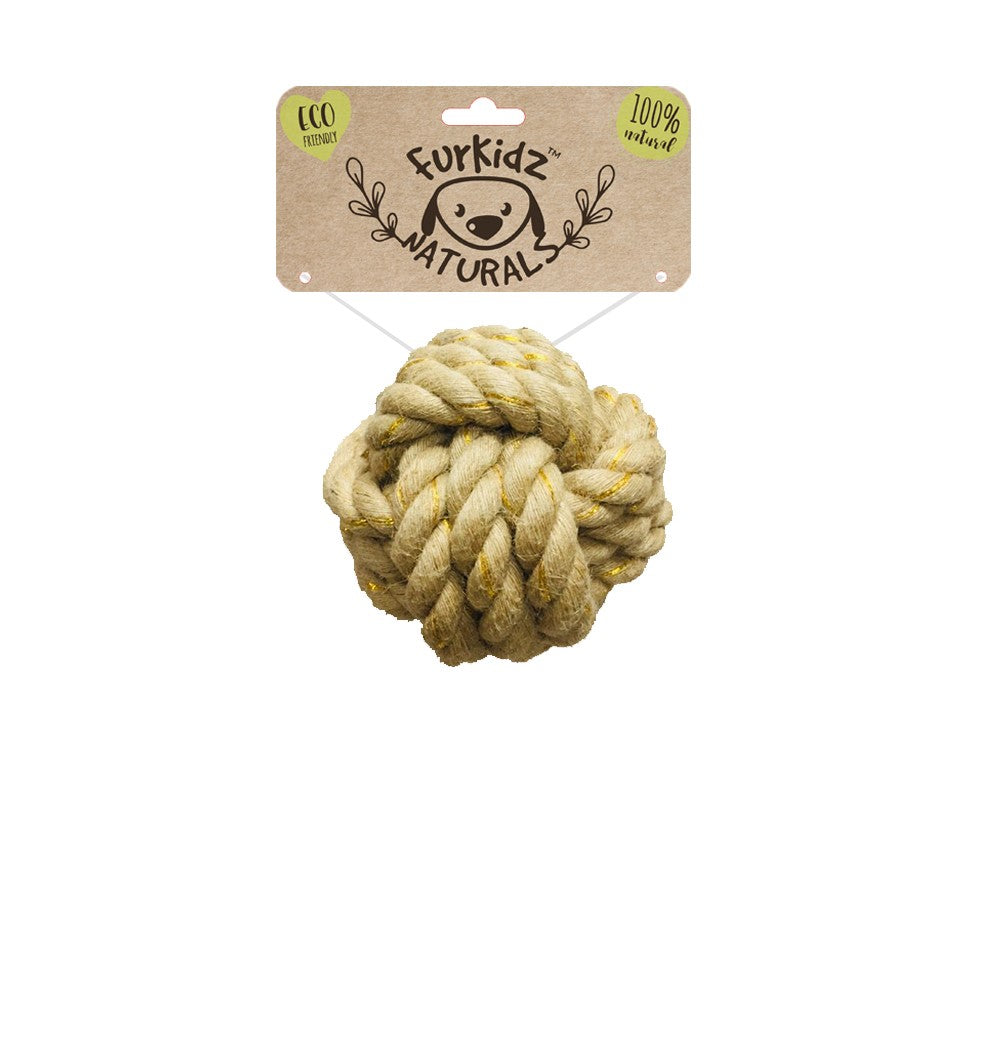 Natures Choice Jute Ball Toy 7cm