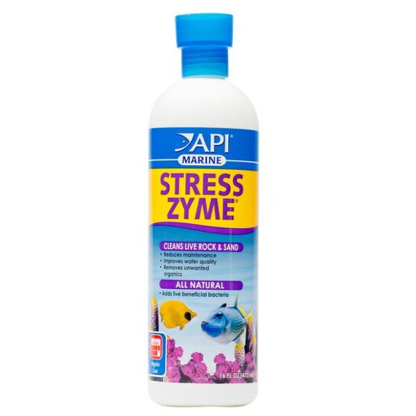 Api Marine Stress Zyme Saltwater Aquarium Cleaning Solution