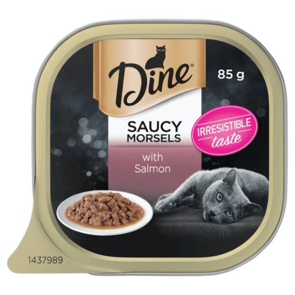 Dine Daily Salmon In Seafood Sauce Trays Wet Cat Food