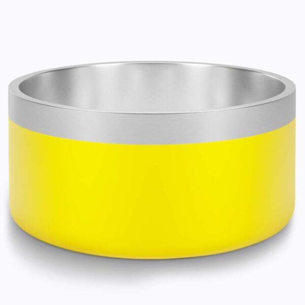 Dazy Dog Stainless Steel Dog Bowl Yellow