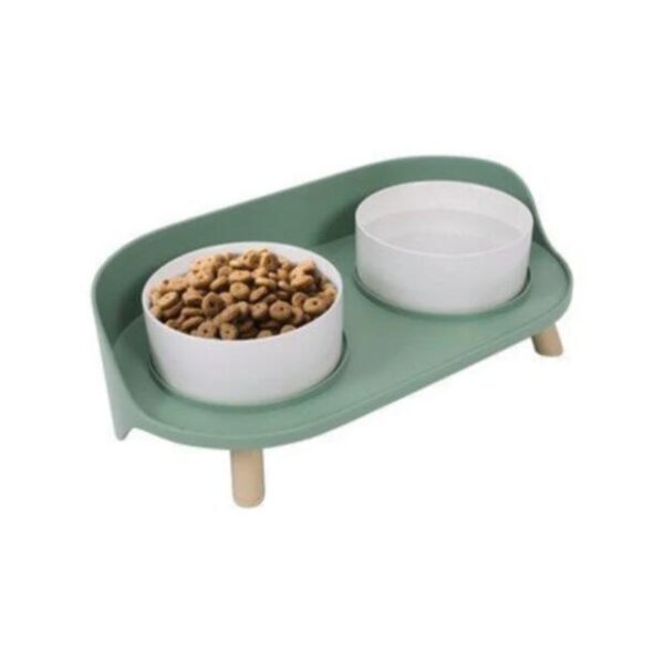 M Pets Altitude Double Raised Pet Bowl