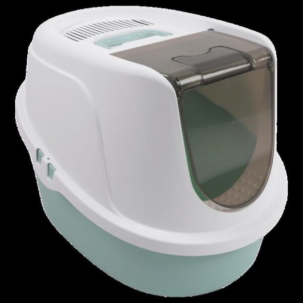 M Pets Eco Tima Large Cat Litter Box Sea Green