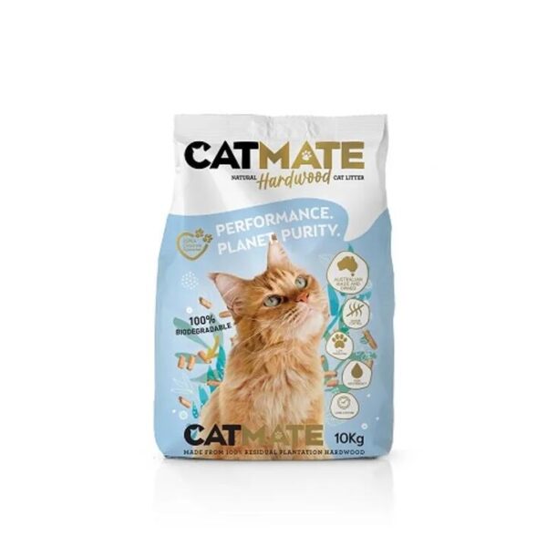 Catmate Natural Hardwood Cat Litter  10 Kg